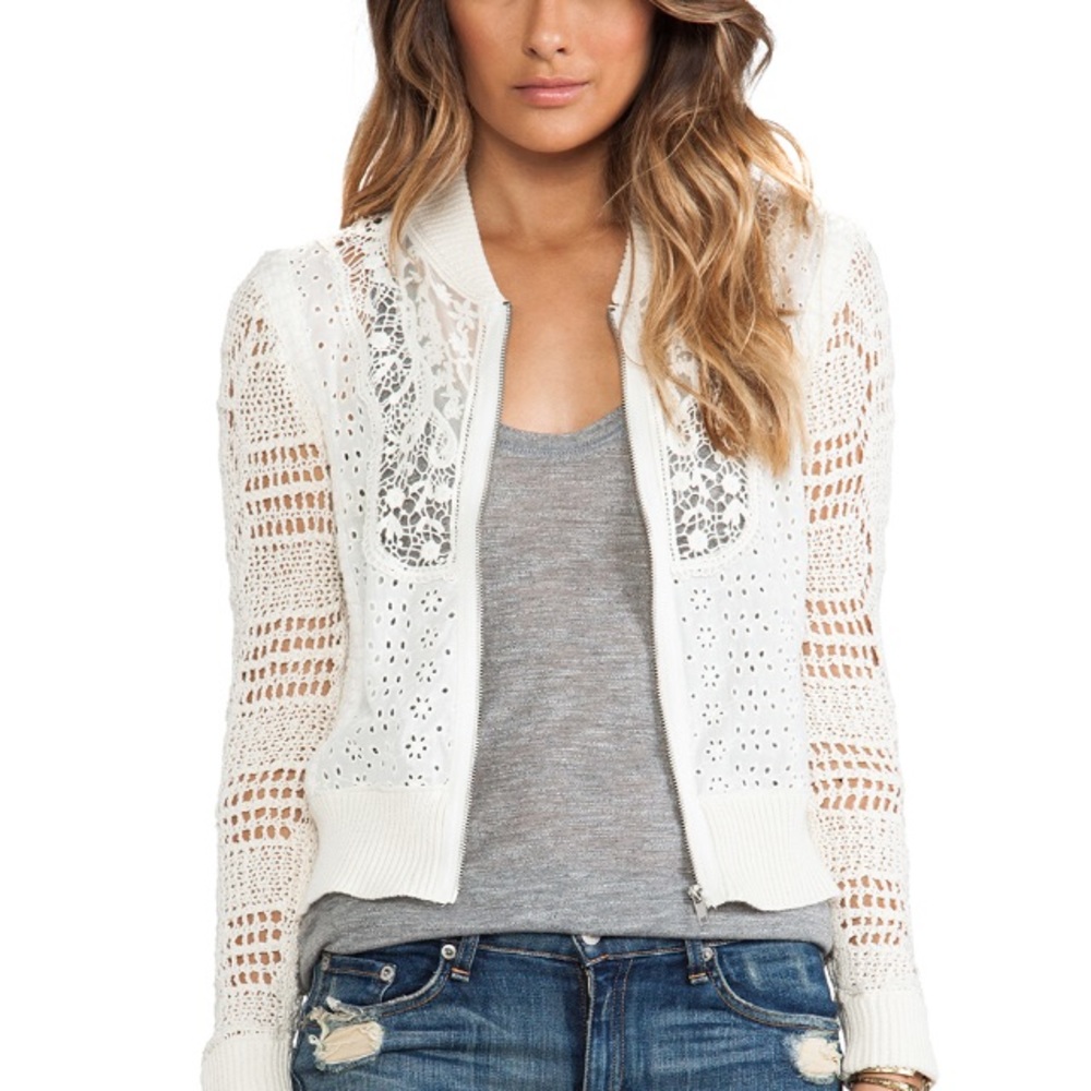 🆕🌾 FREE PEOPLE “Sold Out” Sun Storm Bomber Top - Picture 3 of 8